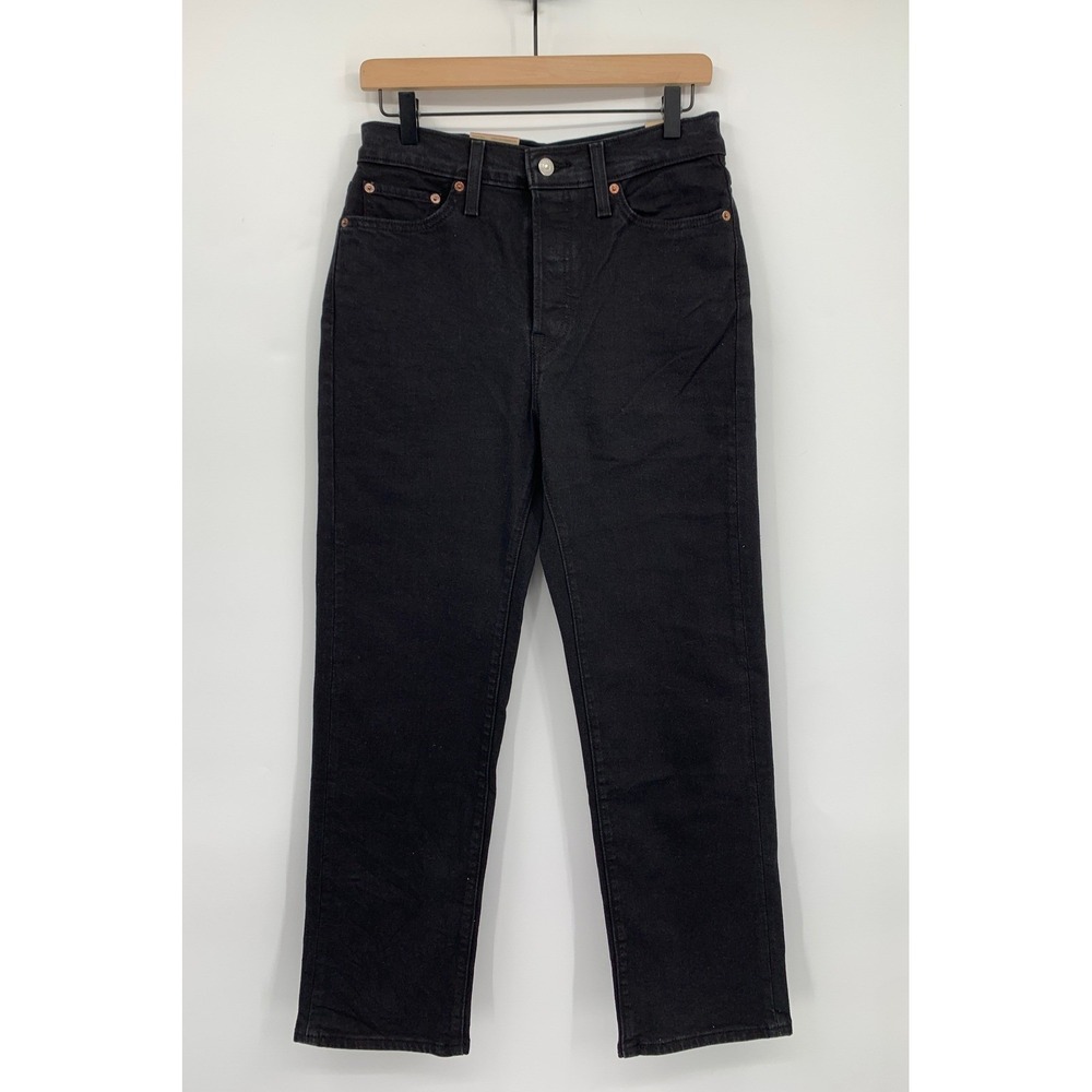 Levi's Black Straight Leg Jeans